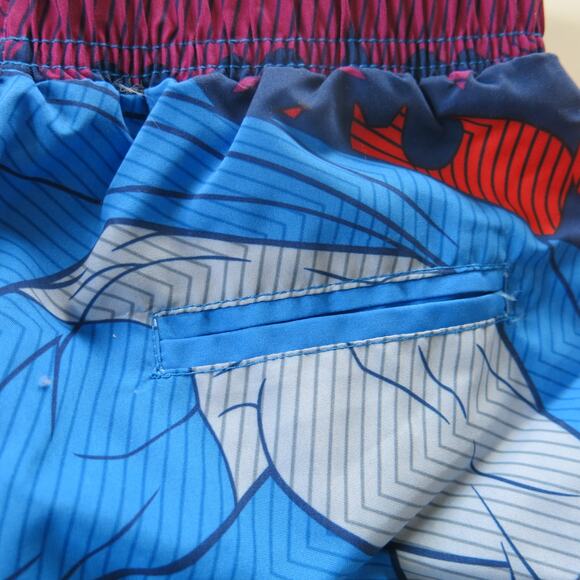 BATMAN *NWT*  Swimming Trunks Bathing Suit/Shorts Size 4 Youth Lined Drawstring - Picture 5 of 8